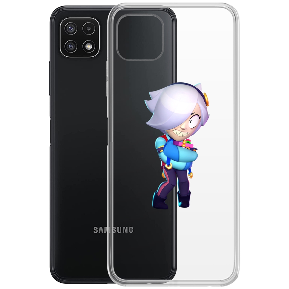 

Чехол-накладка Brawl Stars-Колетт для Samsung Galaxy A22s (A226), Прозрачный