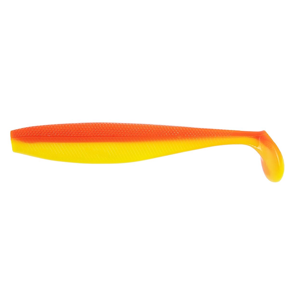 

Виброхвост несъедоб. Trofey 5.5"/14см Orange & Yellow 50шт. (HS-25-015-N) Helios