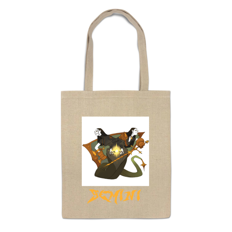 

Сумка-шоппер унисекс Printio 2671385, бежевый, 2671385