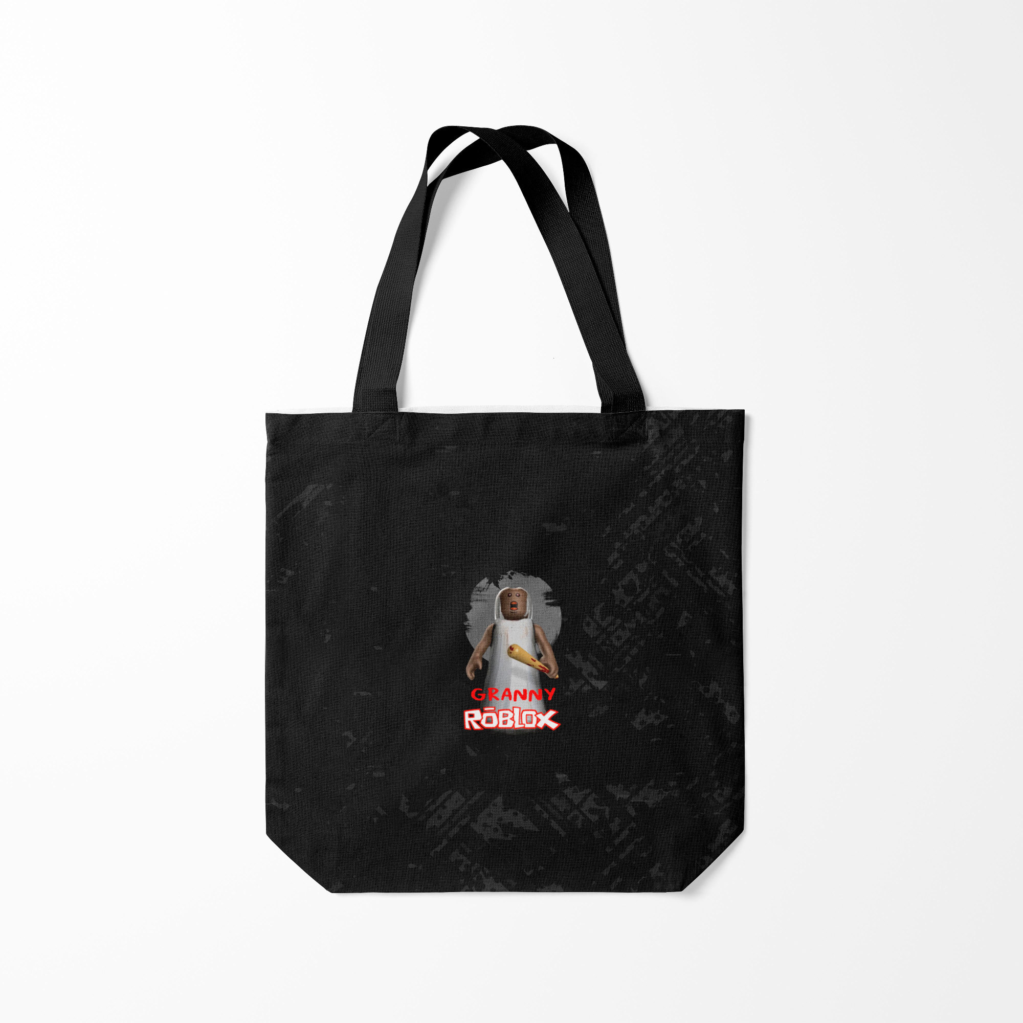 

Сумка шoппер унисекс Burnettie Roblox Granny, черный, Roblox Granny