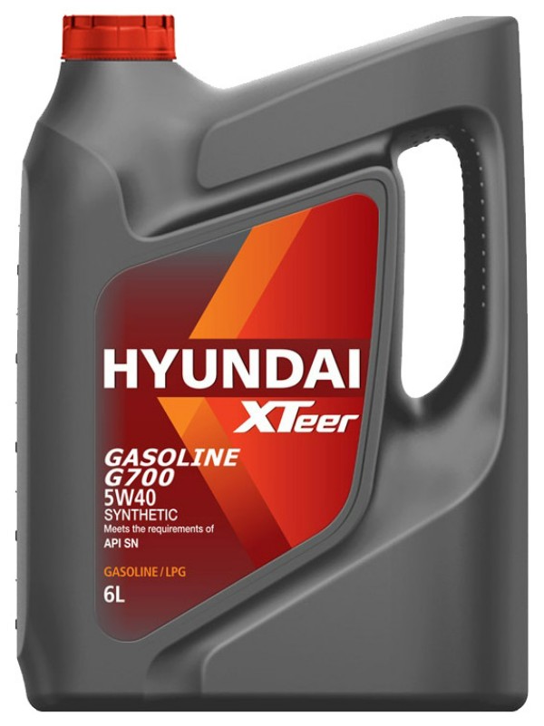

HYUNDAI-KIA Масло Hyundai XTeer Gasoline G700 5W40 SN 6л