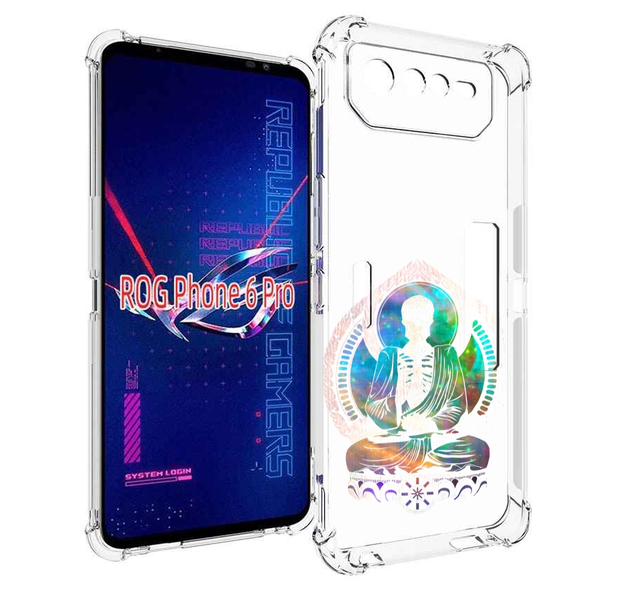 

Чехол MyPads умный скелет для Asus ROG Phone 6 Pro, Прозрачный, Tocco