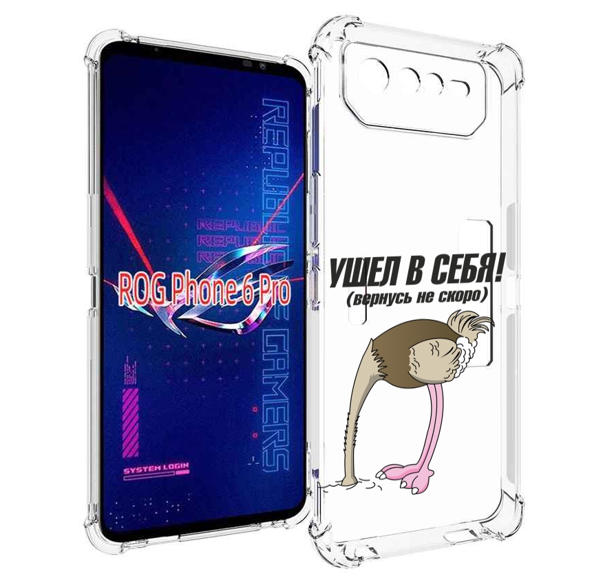 

Чехол MyPads ушел в себя для Asus ROG Phone 6 Pro, Прозрачный, Tocco