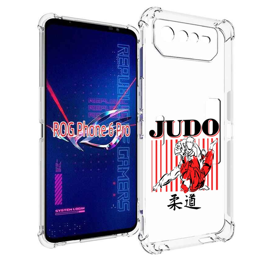 

Чехол MyPads Дзюдо для Asus ROG Phone 6 Pro, Прозрачный, Tocco