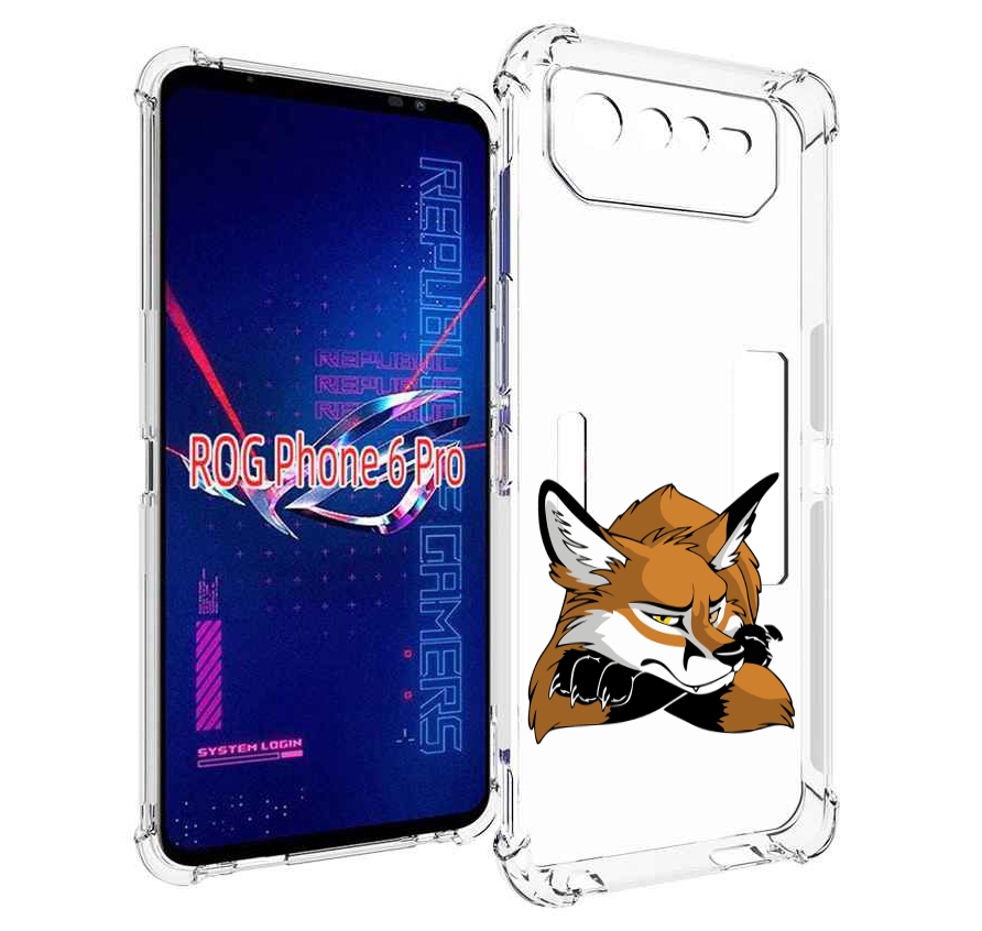 

Чехол MyPads фокс для Asus ROG Phone 6 Pro, Прозрачный, Tocco