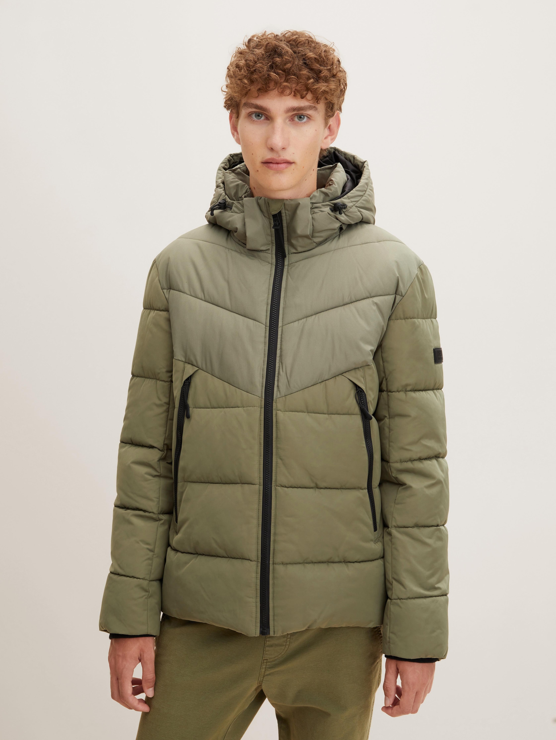 

Куртка мужская TOM TAILOR 1012012 зеленая 2XL, Зеленый, 1012012