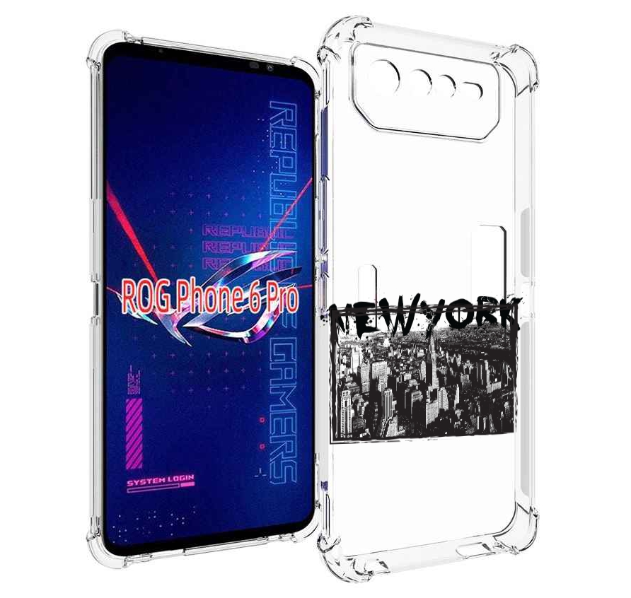 

Чехол MyPads че для Asus ROG Phone 6 Pro, Прозрачный, Tocco