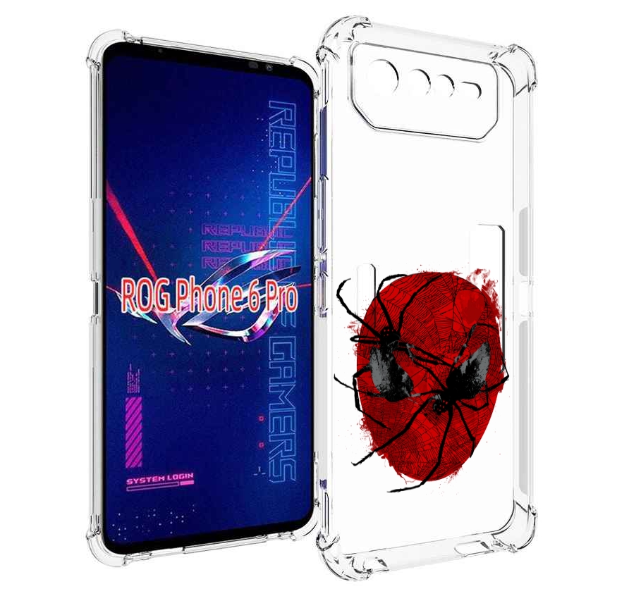 

Чехол MyPads человек паук для Asus ROG Phone 6 Pro, Прозрачный, Tocco