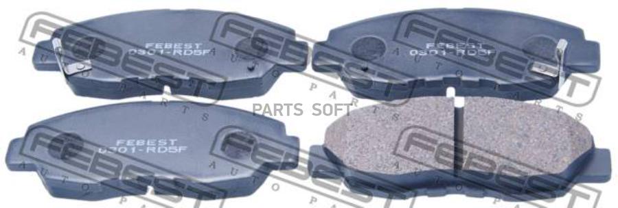 

Тормозные колодки FEBEST передние 0301RD5F