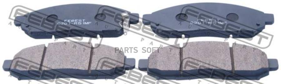 

Тормозные колодки FEBEST передние 0201R51MF