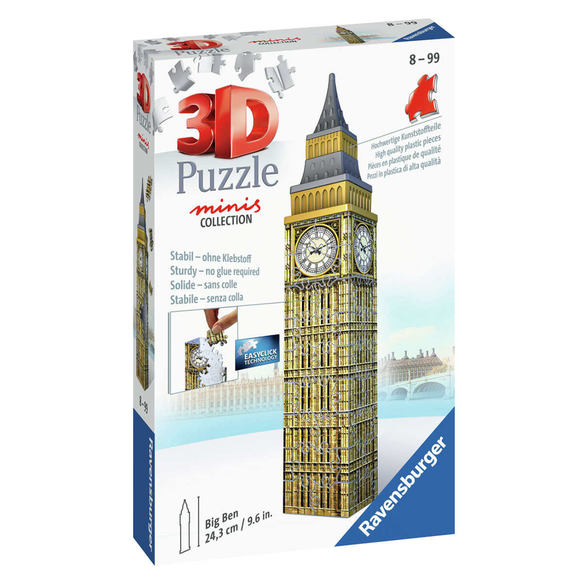 

Пазл 3D Ravensburger Биг-Бен мини, 54 деталей, Биг-Бен мини