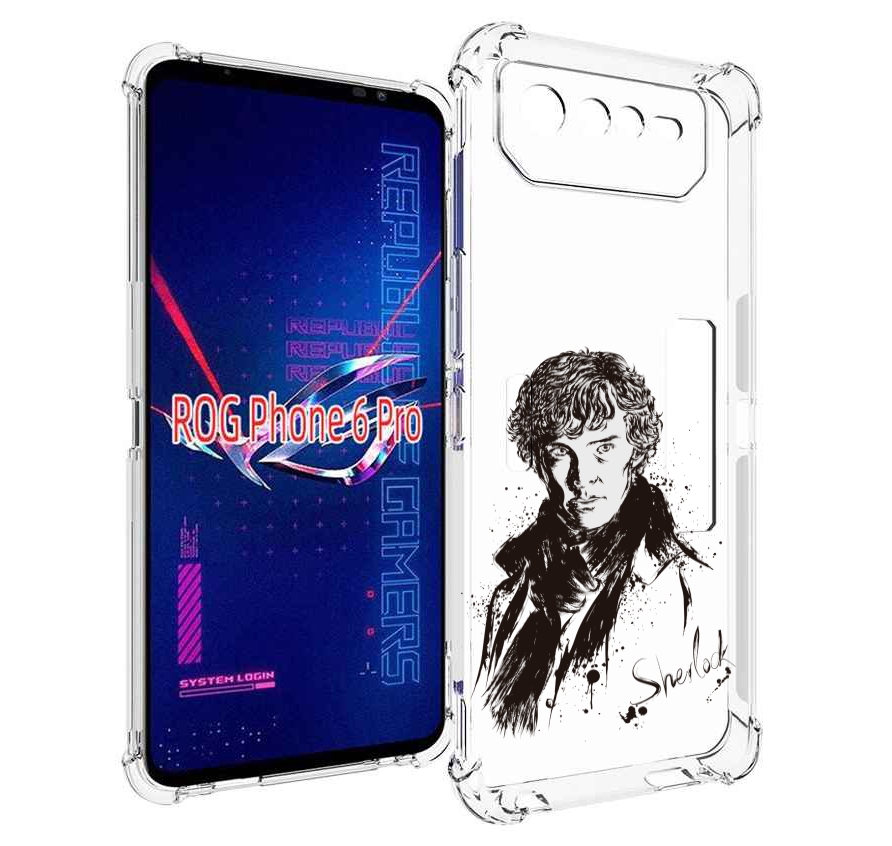

Чехол MyPads шерлок холмс портрет для Asus ROG Phone 6 Pro, Прозрачный, Tocco