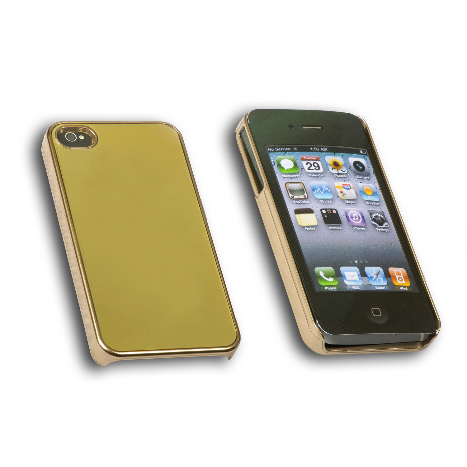 Чехол - панель iCover Combi Panel Case Apple iPhone 4 /4S,золотистый