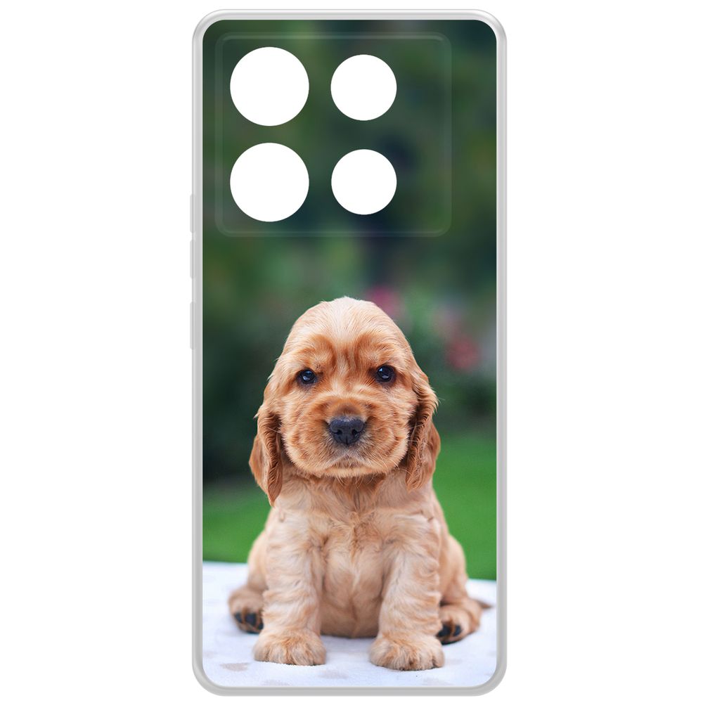 

Чехол-накладка Krutoff Clear Case Щенок кокер-спаниеля для INFINIX Note 40 Pro 5G, Прозрачный