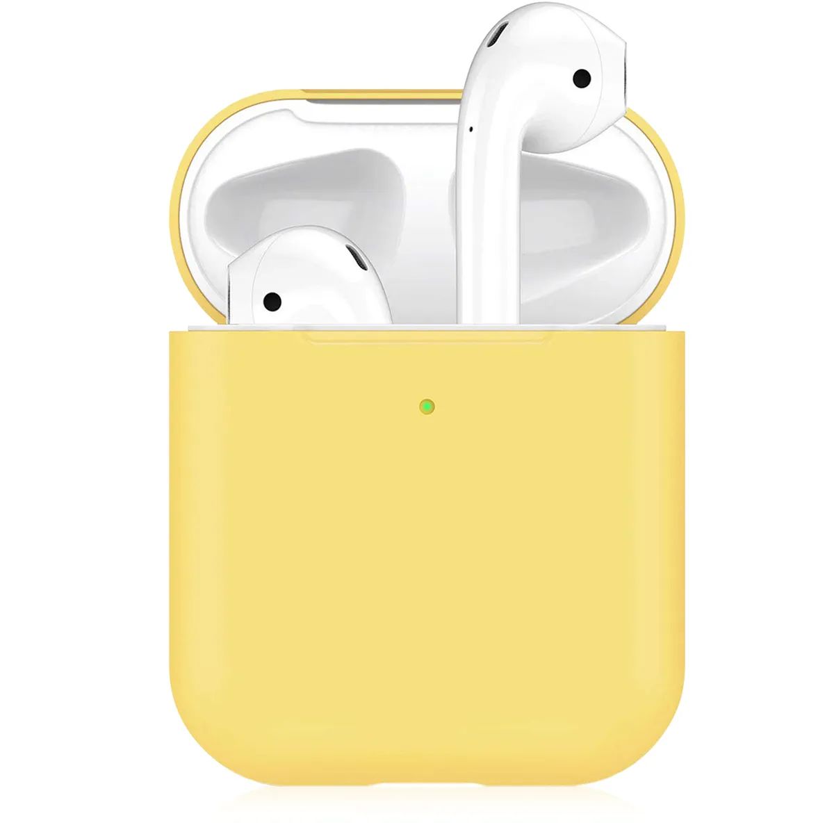 

Чехол для AirPods 1/AirPods 2 noname в коробке цвет жёлтый