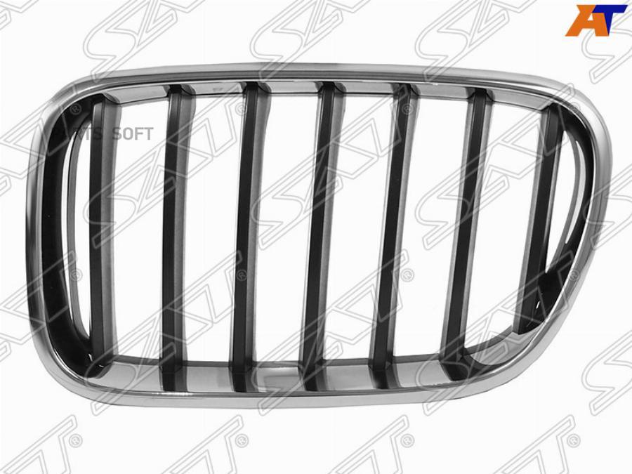 

SAT Решетка радиатора BMW X3 F25 10-14 LH - черная с хромом