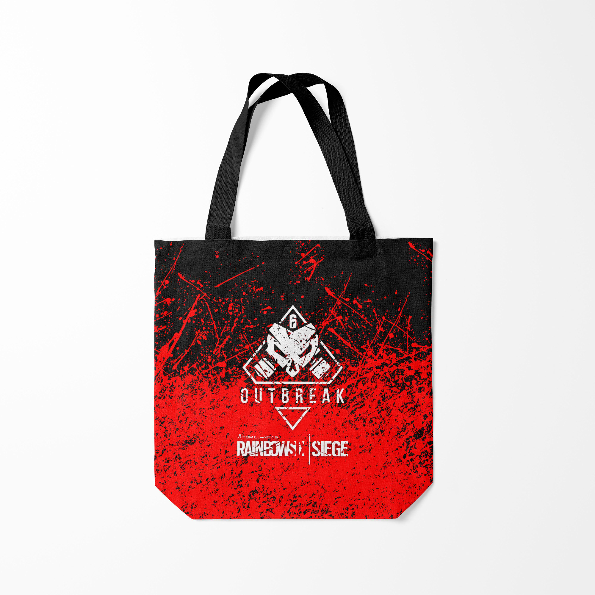 

Сумка шoппер унисекс Burnettie RAINBOW SIX SIEGE OUTBREAK, черный; красный, RAINBOW SIX SIEGE OUTBREAK