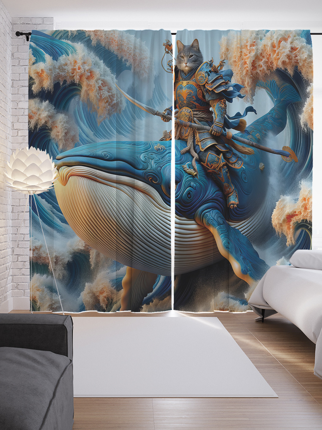 

Фотошторы JoyArty Стражи океана сатен 290х265, p_sd1450_145x265