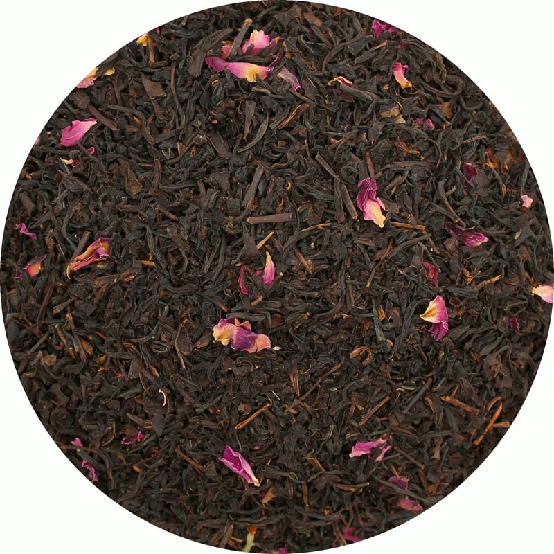 фото Красный чай мей гун хун ча (с лепестками роз), 100 г подари чай.ру