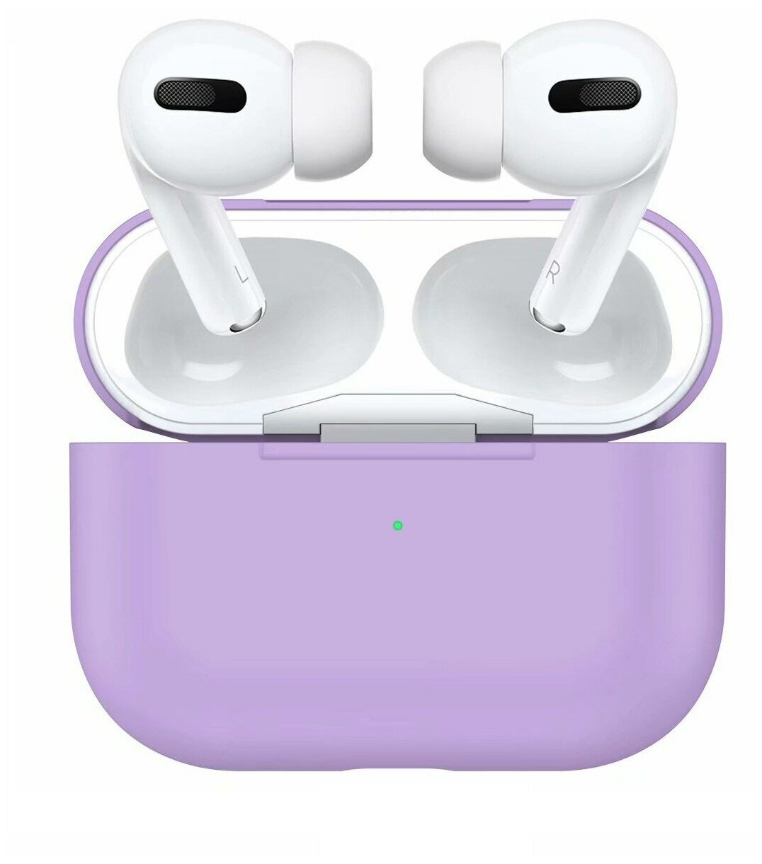 фото Чехол для airpods pro фиолетовый nobrand