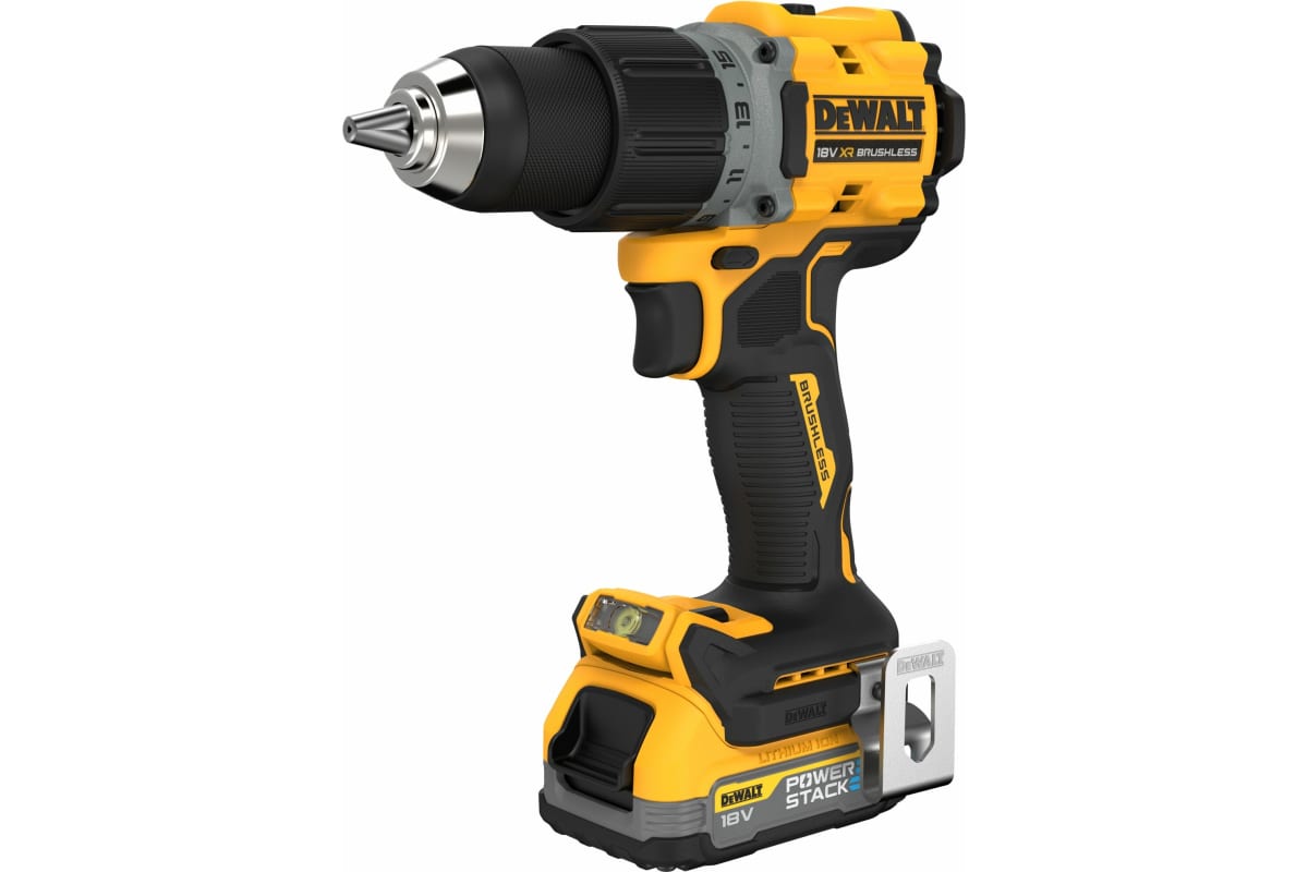 Дрель-Шуруповерт аккумуляторная 18В 90Нм Li-Ion DeWalt DCD800E2T-QW АКБ-2 и ЗУ,в ударопроч