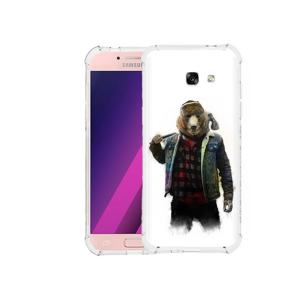 

Чехол MyPads Tocco для Samsung Galaxy A5 медведь с топором (PT51293.578.469), Прозрачный, Tocco