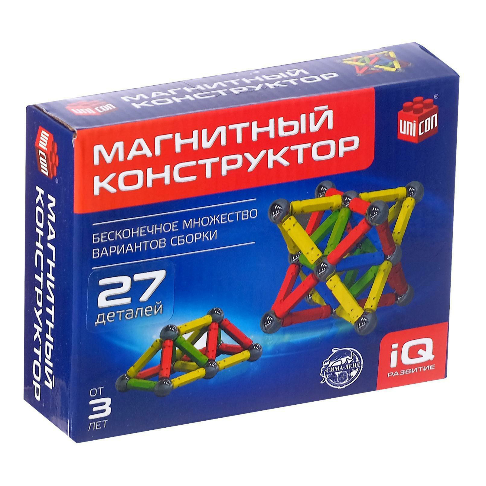 

Магнитный конструктор Unicon Magical Magnet 27 деталей