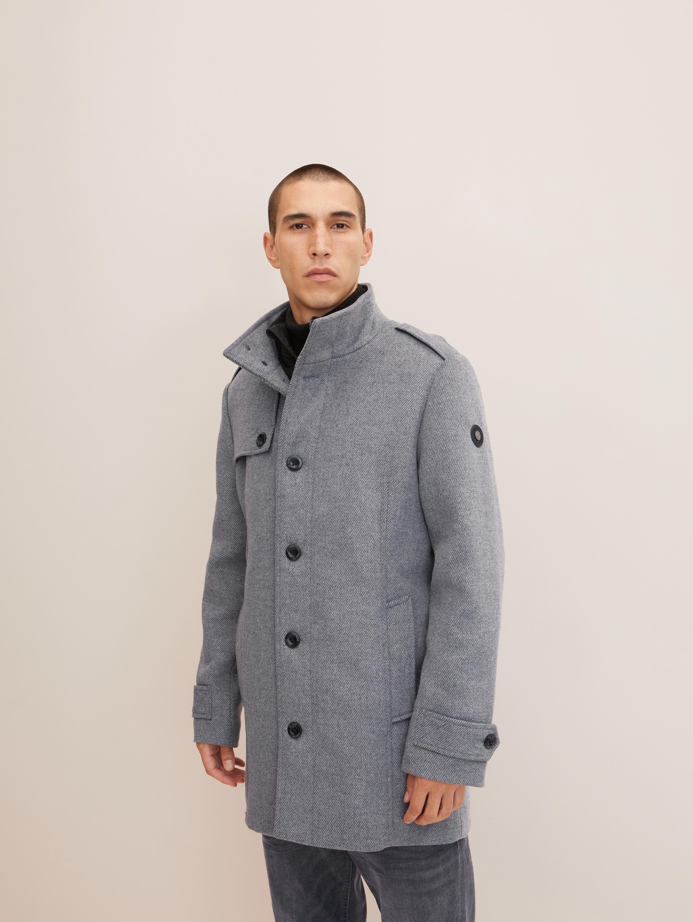 

Пальто мужское TOM TAILOR 1033645 черное 2XL, Черный, 1033645
