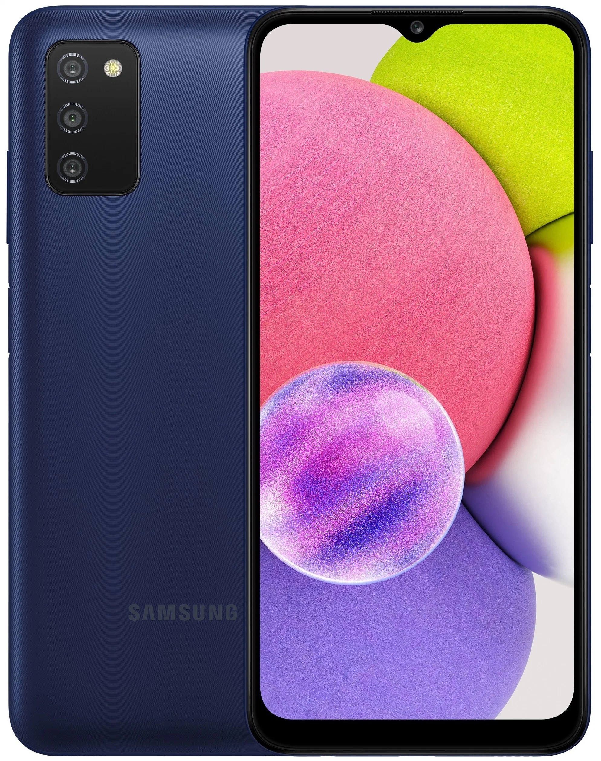 Смартфон Samsung Galaxy A03 3/32GB Blue (SM-A037FZBDSER)