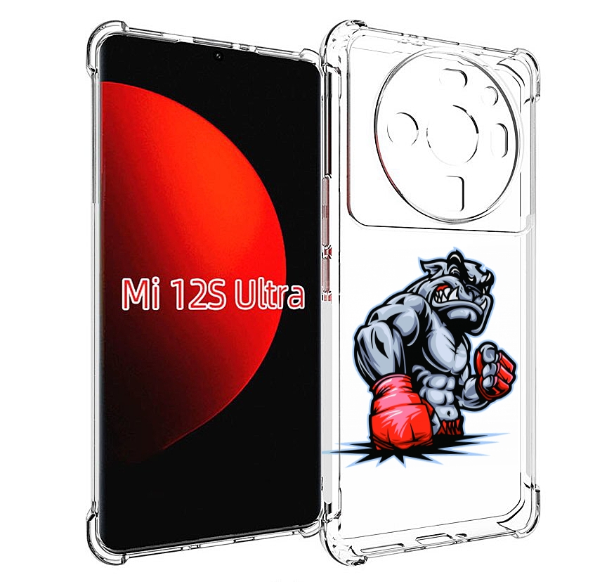 

Чехол MyPads собака-боксер для Xiaomi 12S Ultra, Прозрачный, Tocco