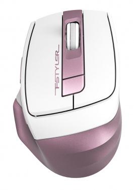 Беспроводная игровая мышь A4Tech Fstyler FG35 Pink/White