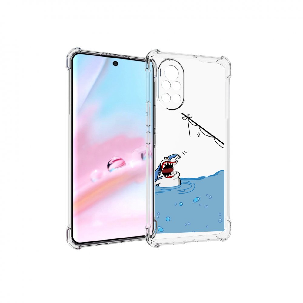 

Чехол MyPads акула-рисунок для Huawei Nova 8 (ANG-LX1), Прозрачный, Tocco