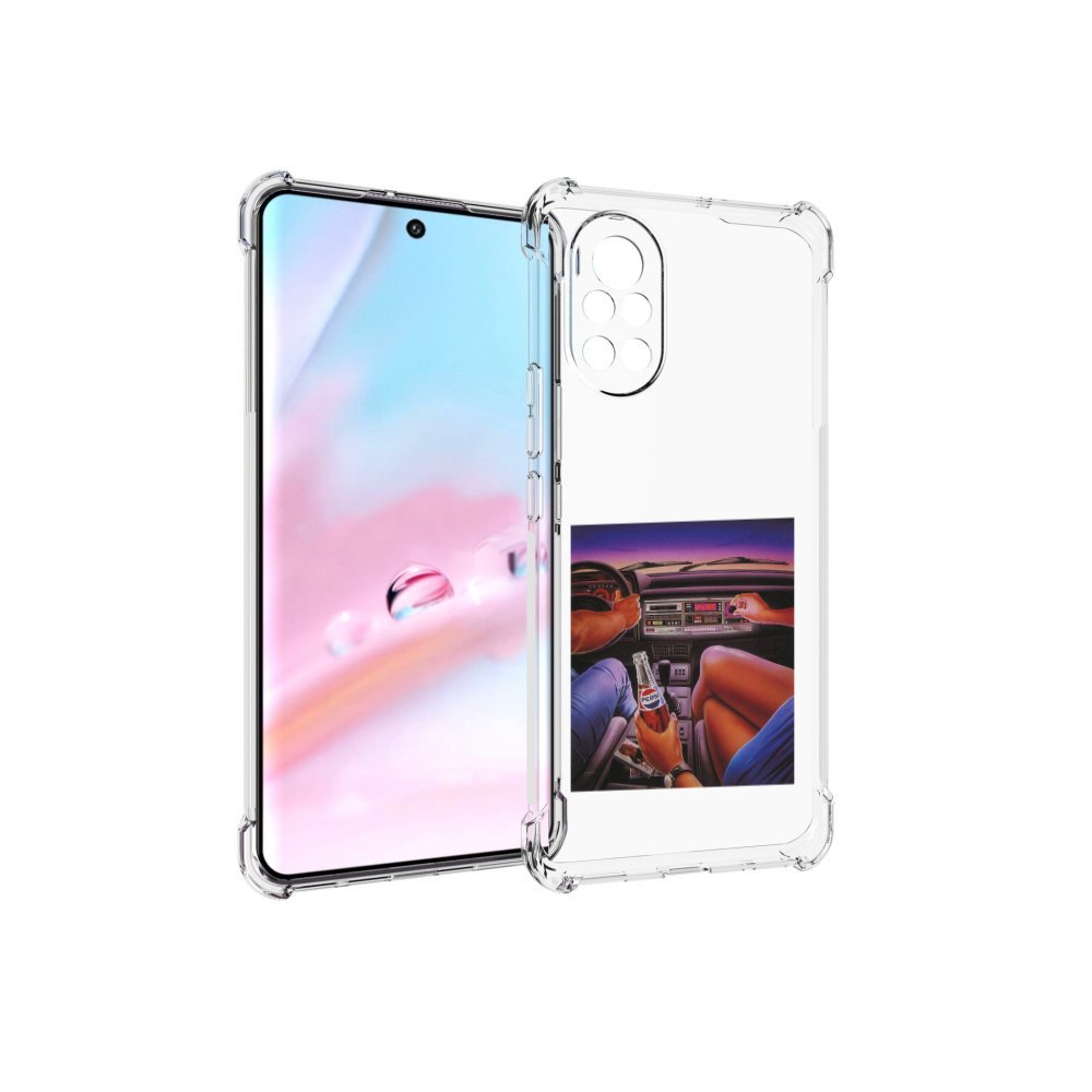

Чехол MyPads американская машина салон для Huawei Nova 8 (ANG-LX1), Прозрачный, Tocco