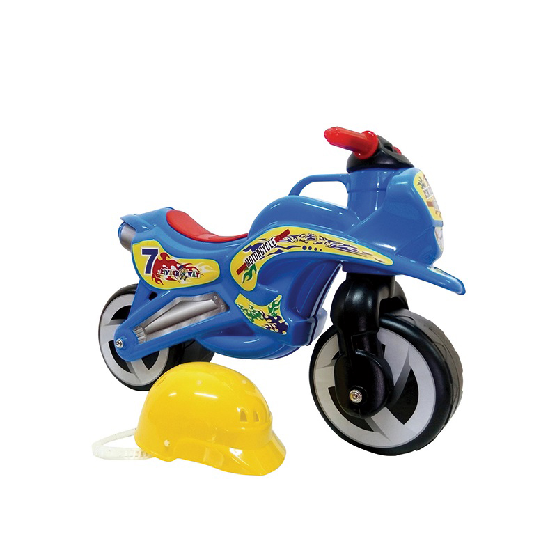 

Каталка детская Kinder Way Motorcycle 7, со шлемом, синий