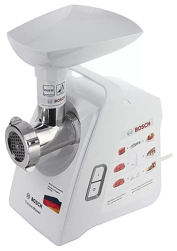 Электромясорубка Bosch MFW3520W 500 Вт белый