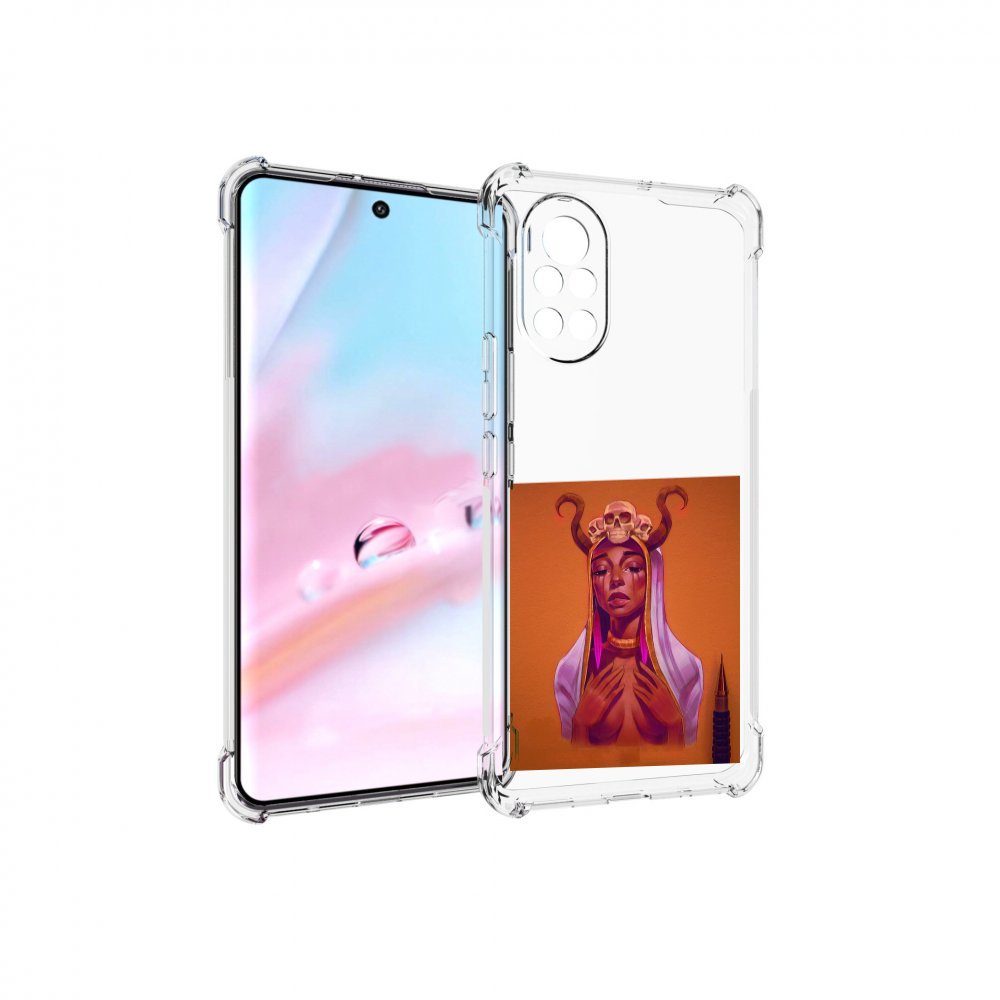 

Чехол MyPads античная-девушка для Huawei Nova 8 (ANG-LX1), Прозрачный, Tocco