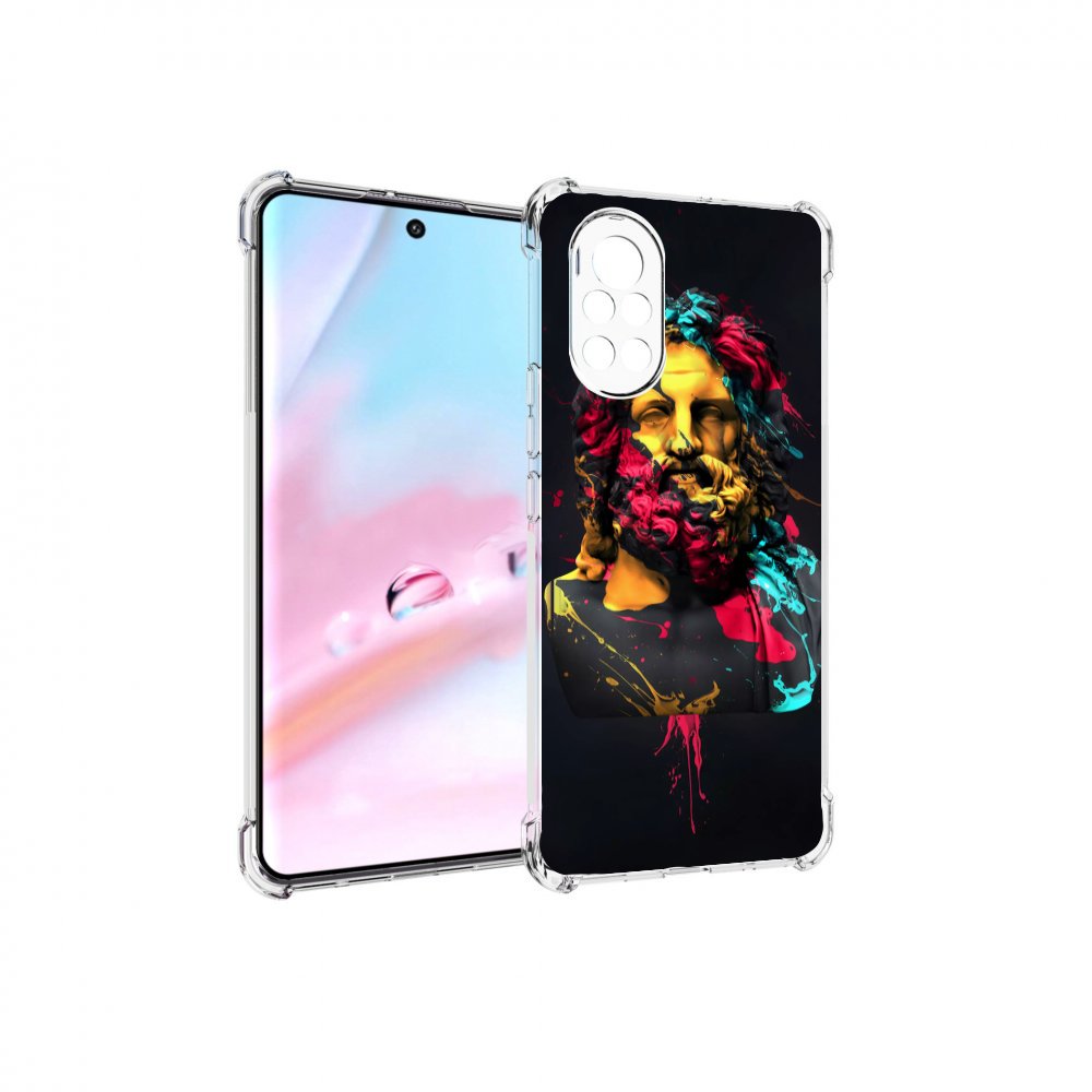 Чехол MyPads арт-статуя-краски для Huawei Nova 8 (ANG-LX1)