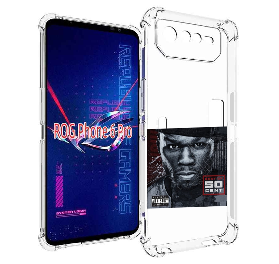 

Чехол MyPads 50 Cent - Best Of для Asus ROG Phone 6 Pro, Прозрачный, Tocco