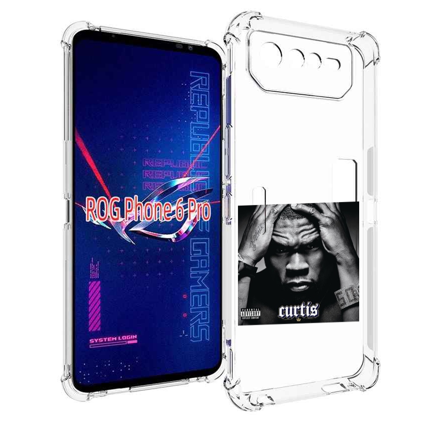 

Чехол MyPads 50 Cent - Curtis для Asus ROG Phone 6 Pro, Прозрачный, Tocco