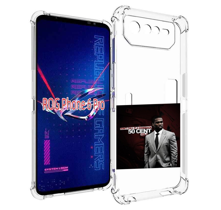 

Чехол MyPads 50 Cent - Dont Call It A Comeback Vol для Asus ROG Phone 6 Pro, Прозрачный, Tocco