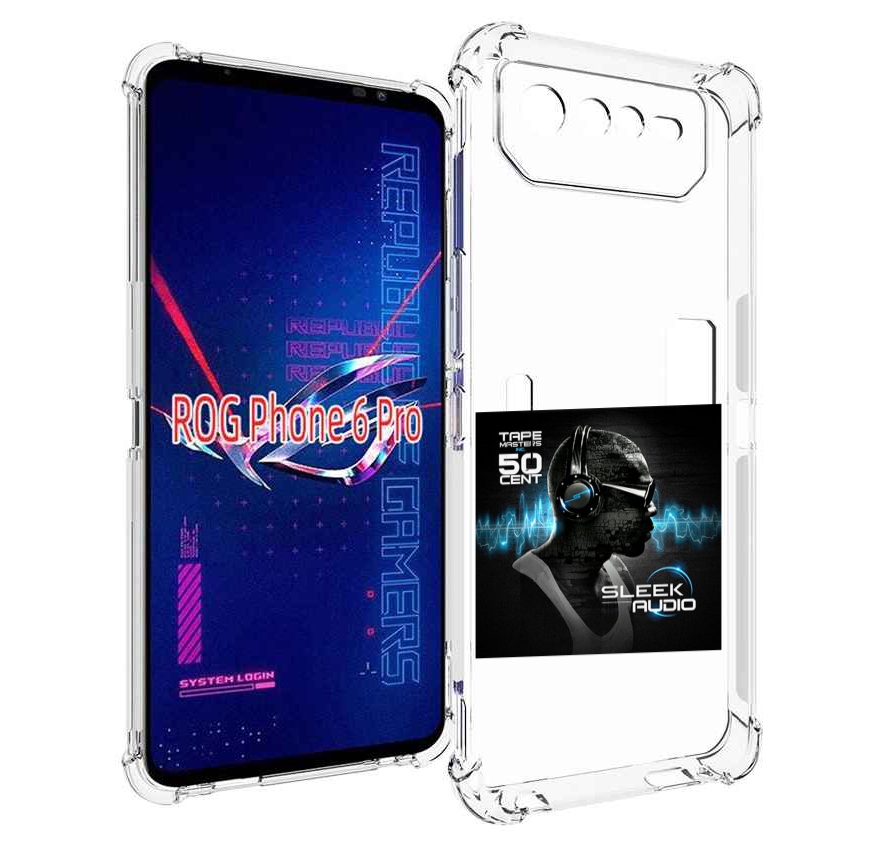 

Чехол MyPads 50 Cent - Sleek Audio для Asus ROG Phone 6 Pro, Прозрачный, Tocco
