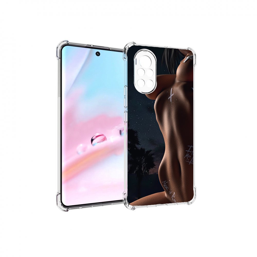 

Чехол MyPads белые-татуировки-на-теле для Huawei Nova 8 (ANG-LX1), Прозрачный, Tocco