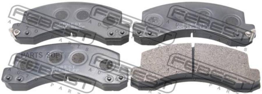 

Тормозные колодки FEBEST передние 0601ELFF