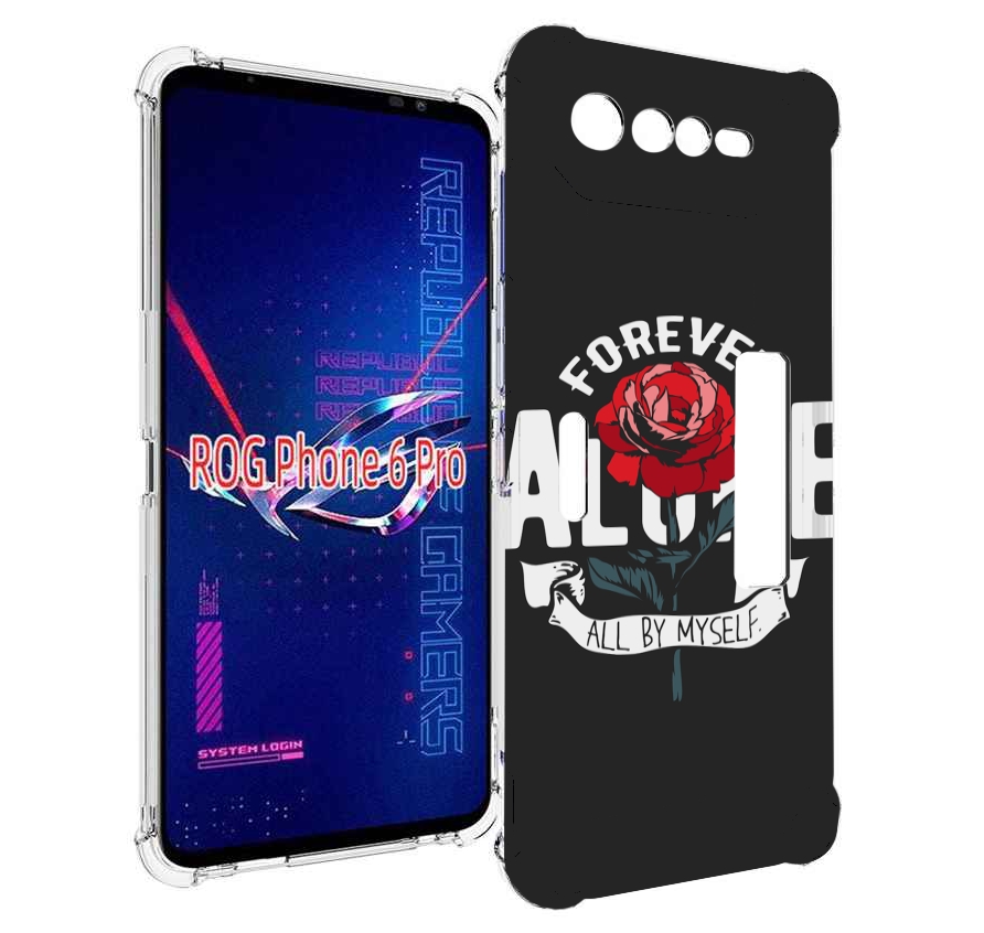 

Чехол MyPads Alone для Asus ROG Phone 6 Pro, Прозрачный, Tocco