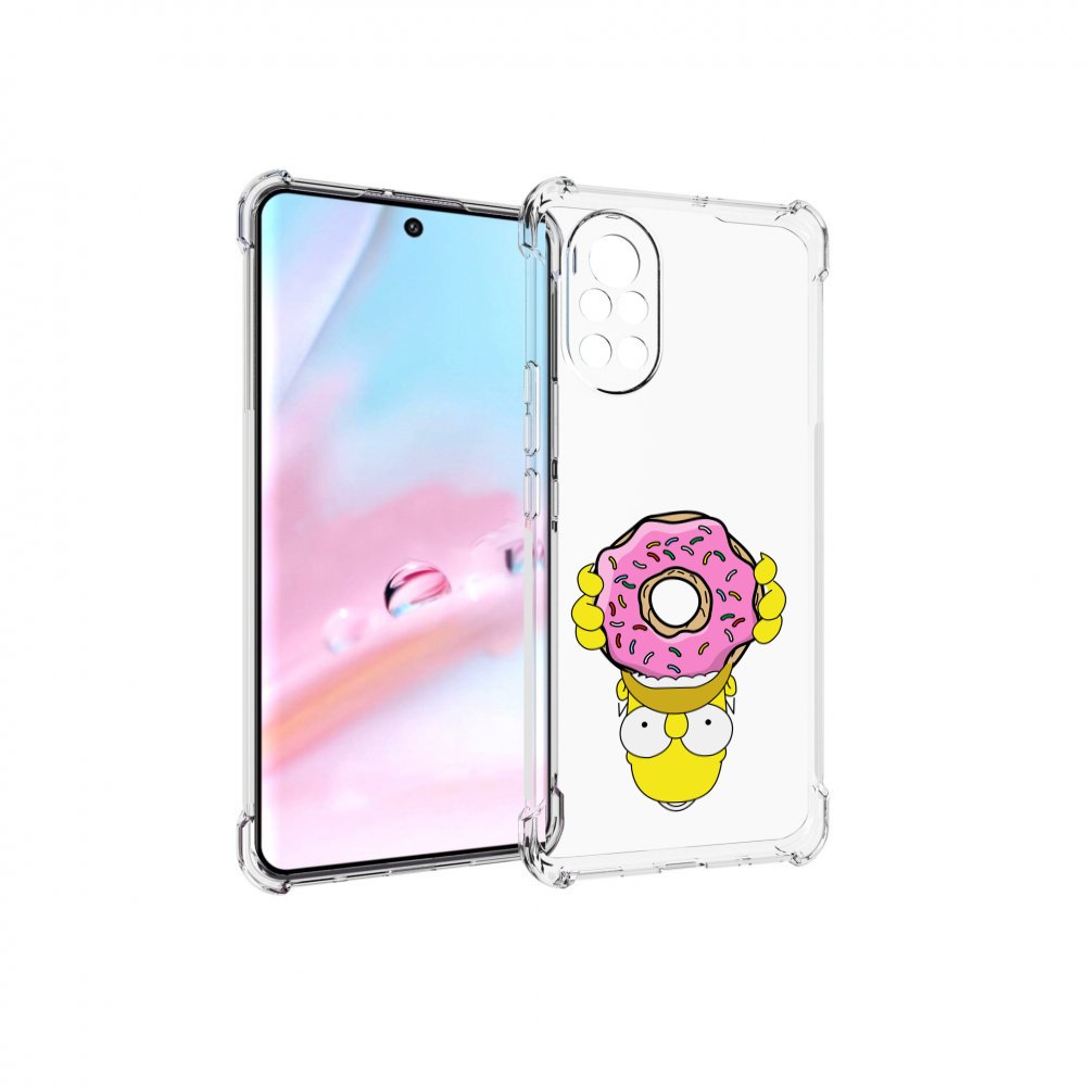 Чехол MyPads большой-пончик для Huawei Nova 8 (ANG-LX1)