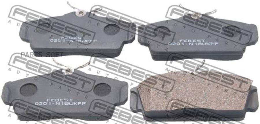 

Тормозные колодки FEBEST передние 0201N16UKPF