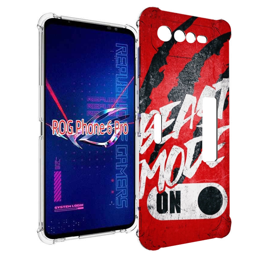 

Чехол MyPads BEAST inside You для Asus ROG Phone 6 Pro, Прозрачный, Tocco