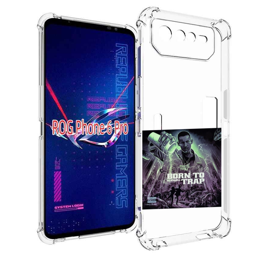 

Чехол MyPads Born to Trap Kizaru для Asus ROG Phone 6 Pro, Прозрачный, Tocco