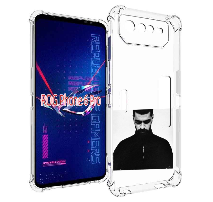 

Чехол MyPads Buster Keaton Miyagi мужской для Asus ROG Phone 6 Pro, Прозрачный, Tocco