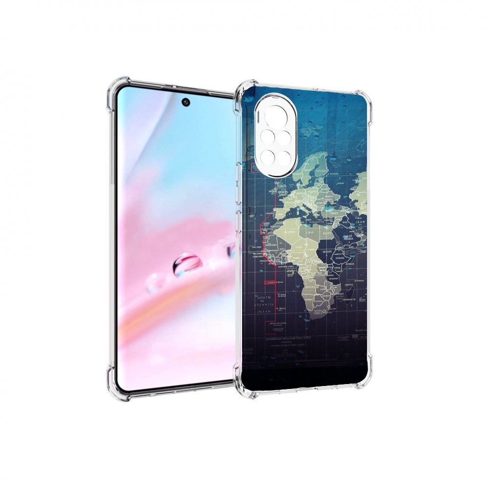 

Чехол MyPads бункер-анклава для Huawei Nova 8 (ANG-LX1), Прозрачный, Tocco